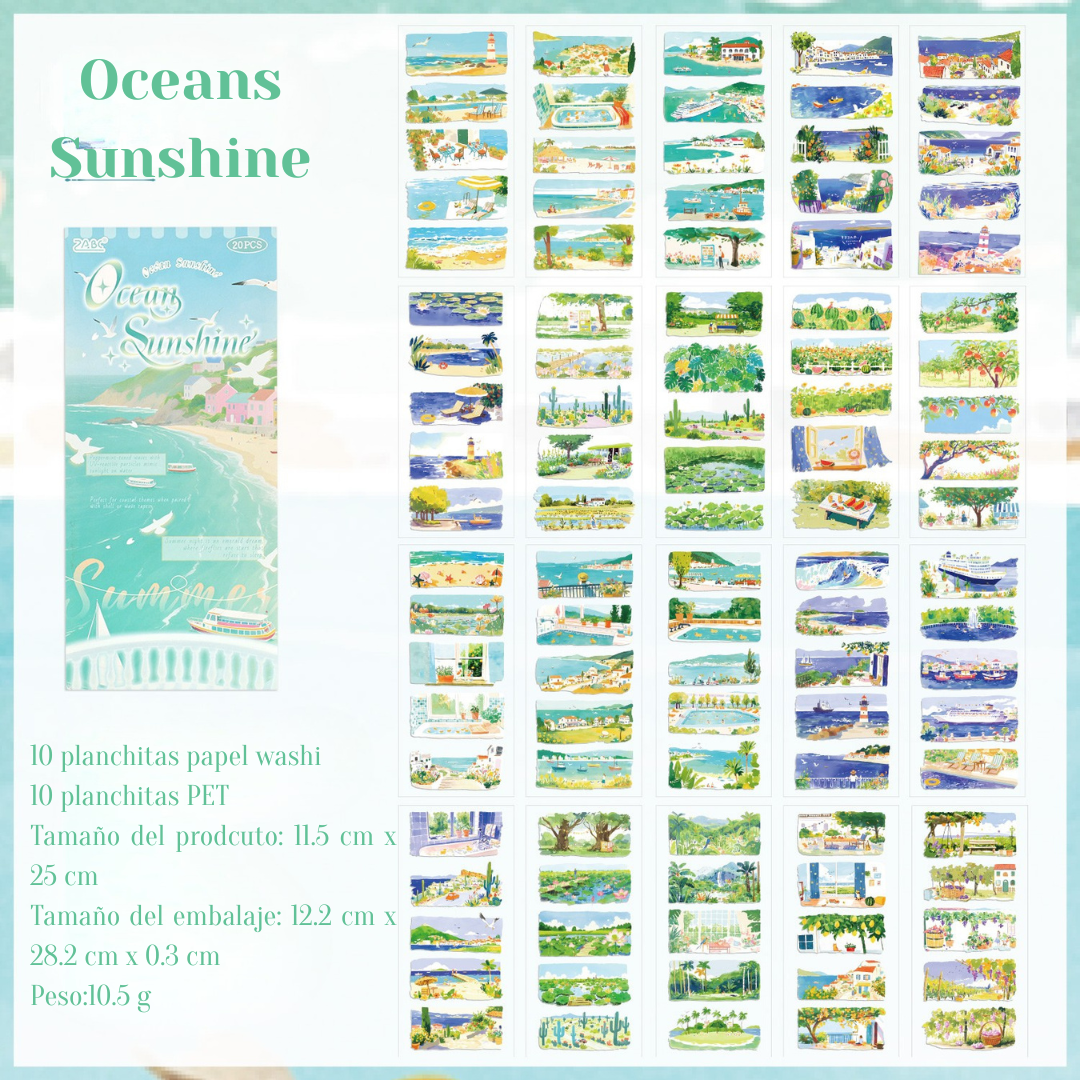 Libro de Stickers PET "Estaciones"