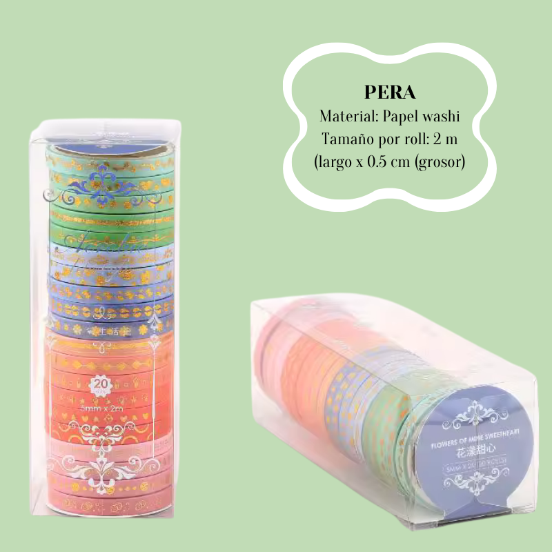 Set de Cintas Washitape “Tropical Mood”