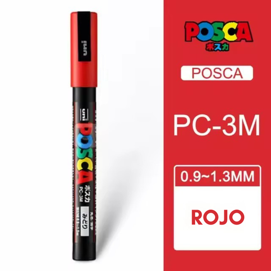 Marcador Posca 🇯🇵 PC-3M – ROJO