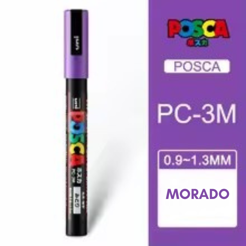 Marcador Posca 🇯🇵 PC-3M – MORADO