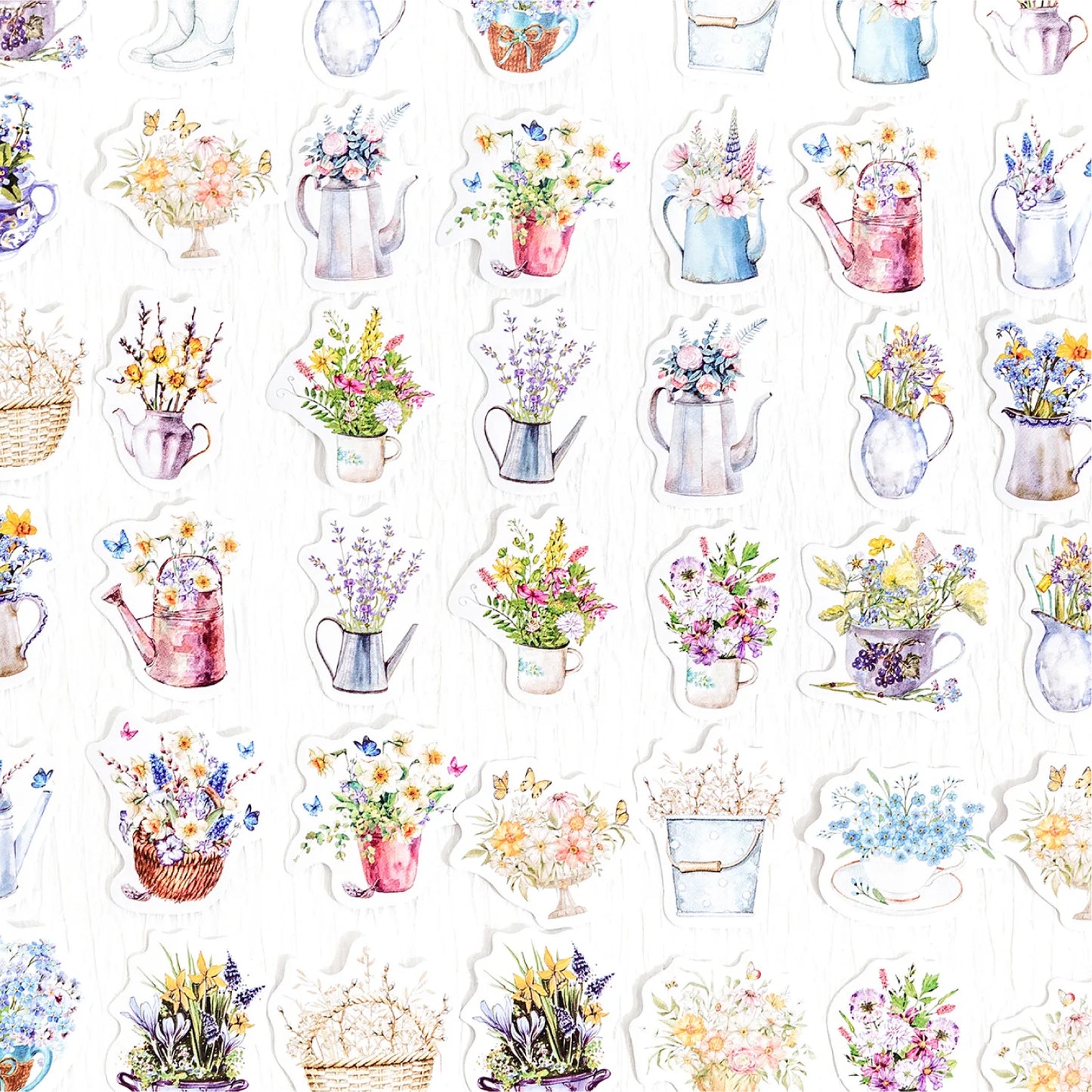 Cajita de 46 Stickers "Flower Fair of Shire”