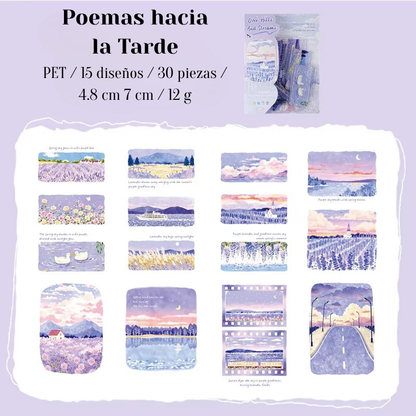Stickers PET "Mountain And Rivers