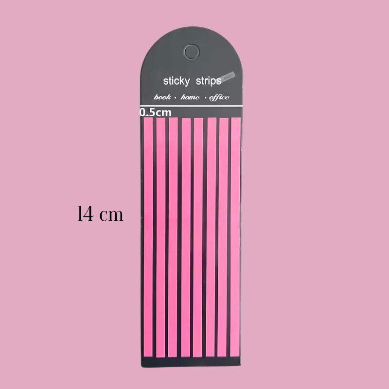 Sets x 160 Sticky Strips Traslúcidos