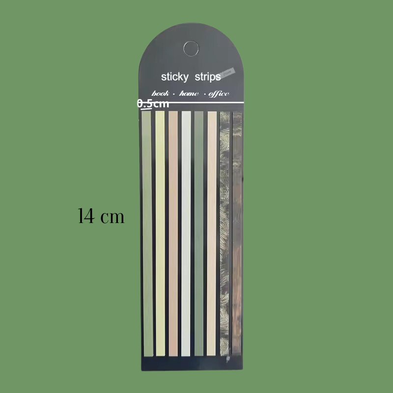 Sets x 160 Sticky Strips Traslúcidos