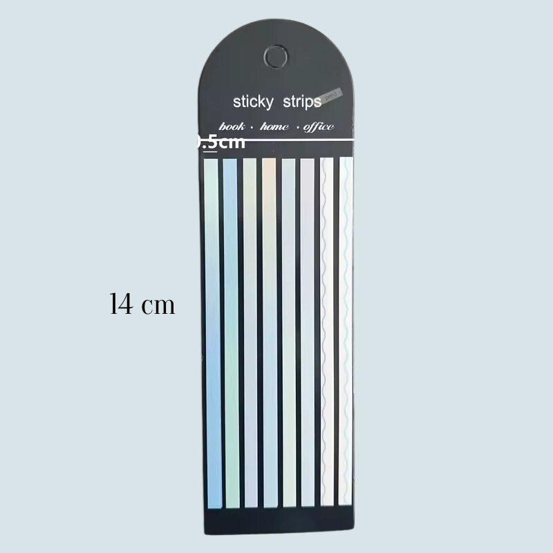 Sets x 160 Sticky Strips Traslúcidos