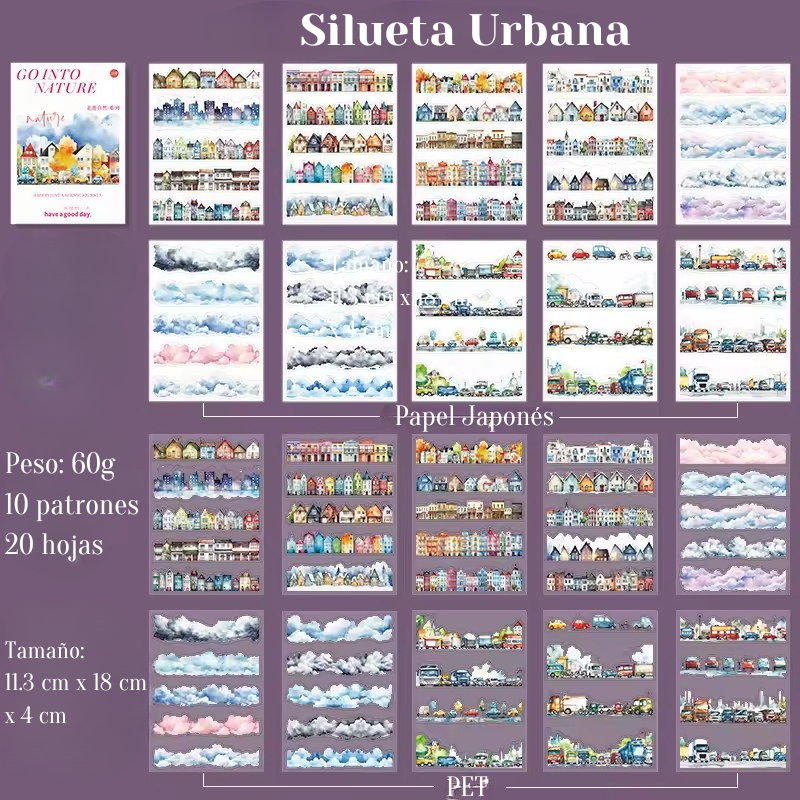 Libro de Stickers "Entering Nature"