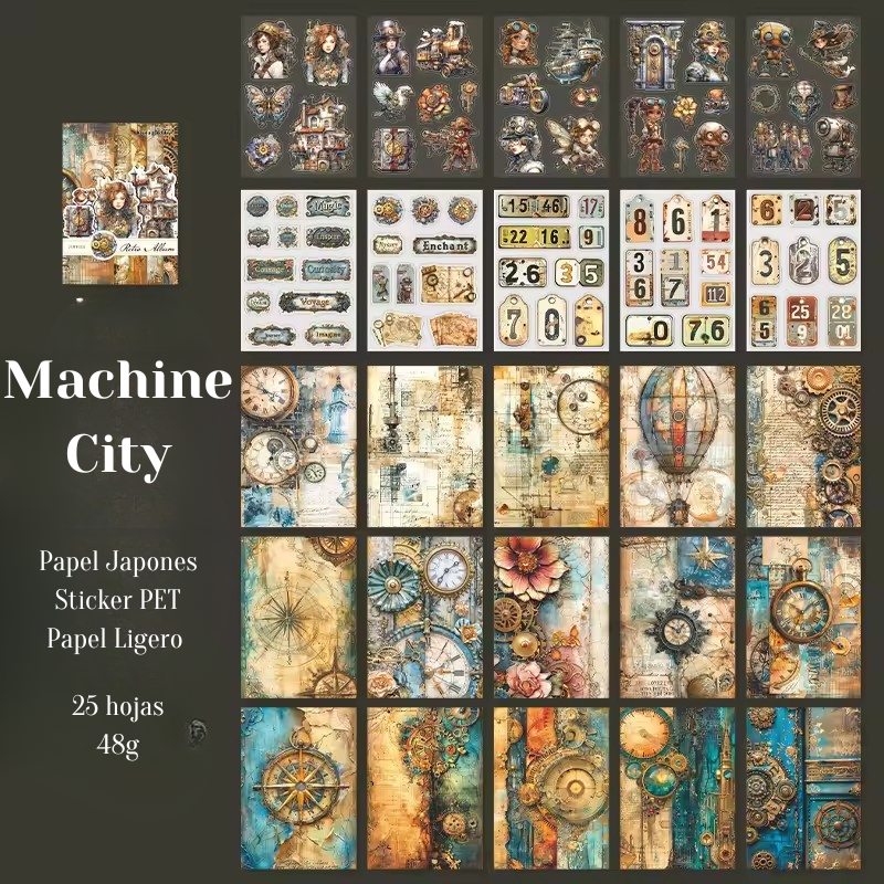 Papeles Decorativos "Retro Album"