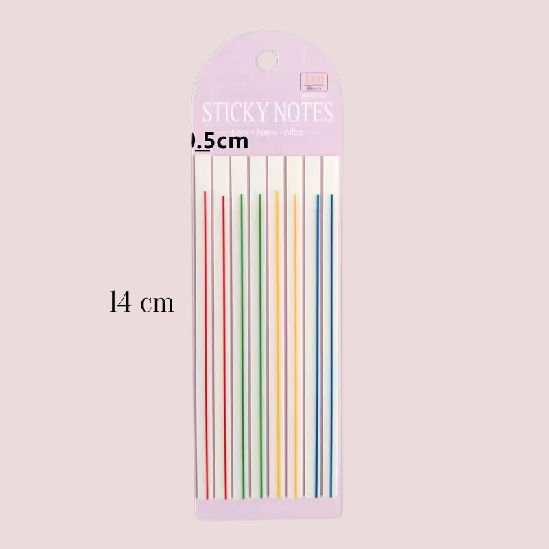 Sets x 160 Sticky Strips Traslúcidos