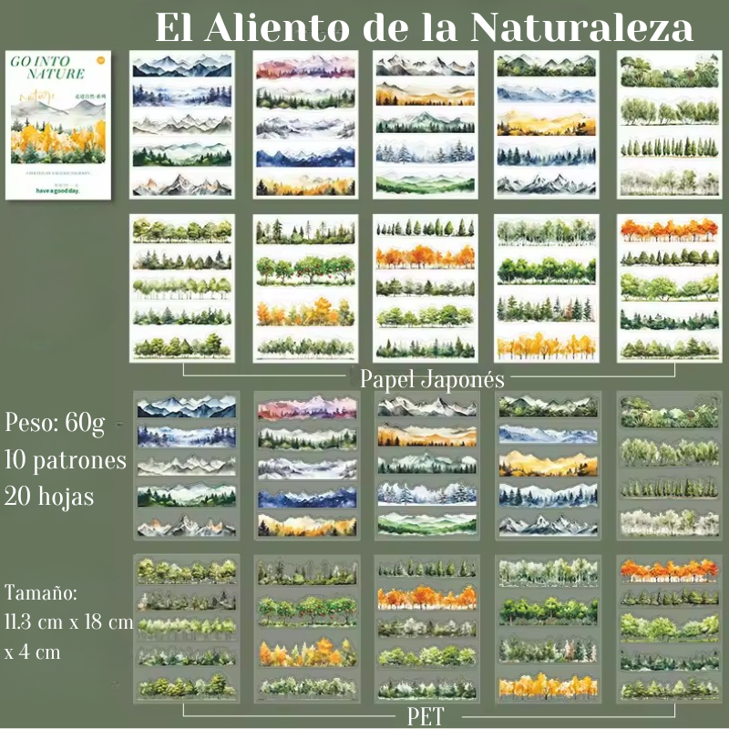 Libro de Stickers "Entering Nature"