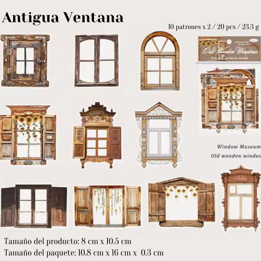 Stickers PET Ventanas "Window Museum"