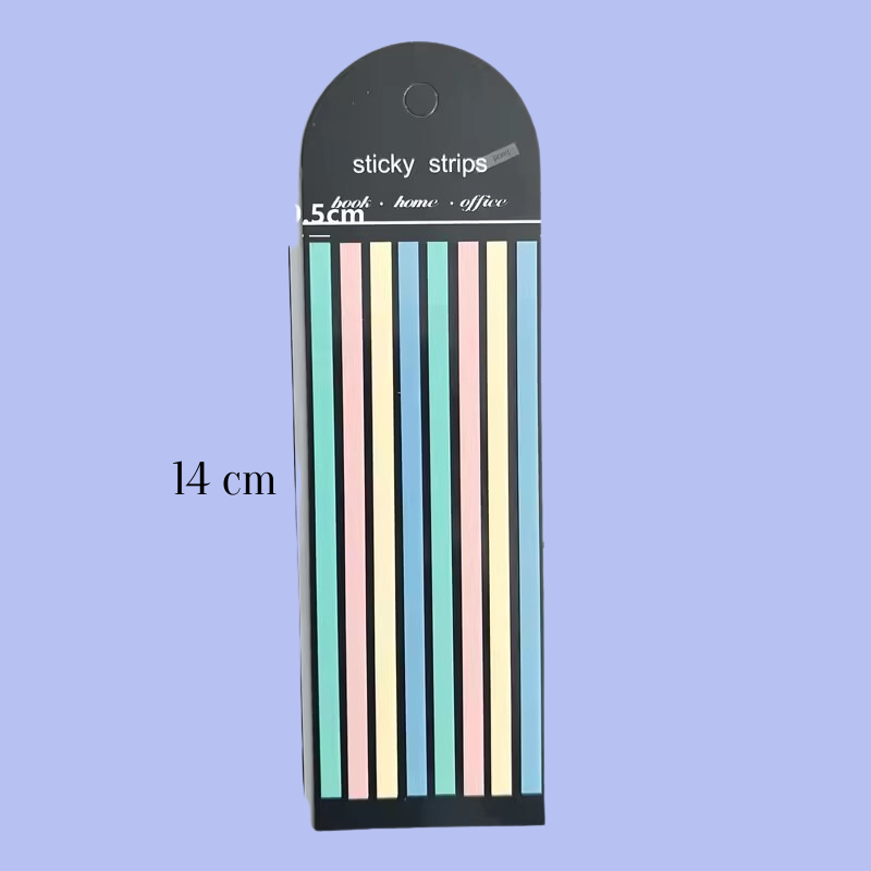 Sets x 160 Sticky Strips Traslúcidos