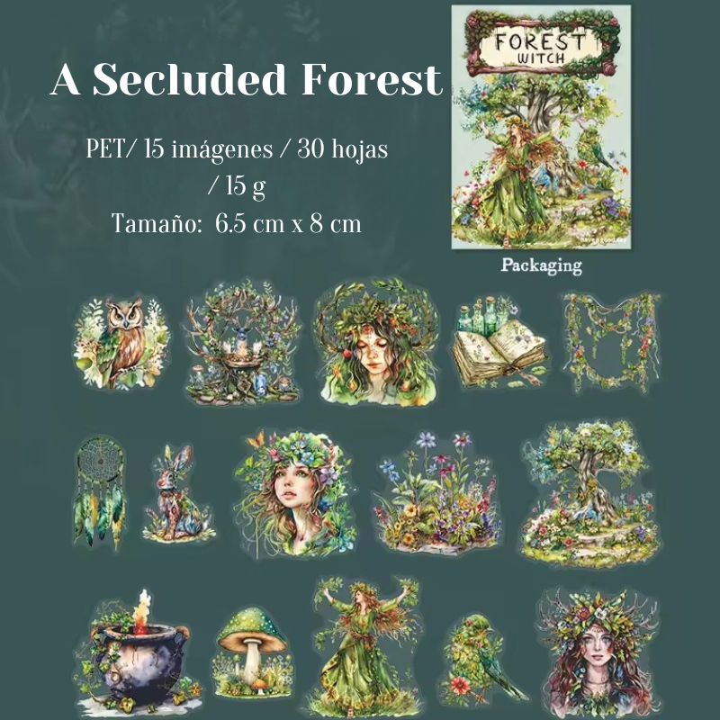 Stickers PET "Forest Witch"