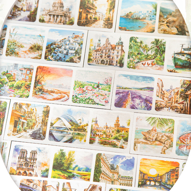 Libro de Stickers "Travel Landscaping"