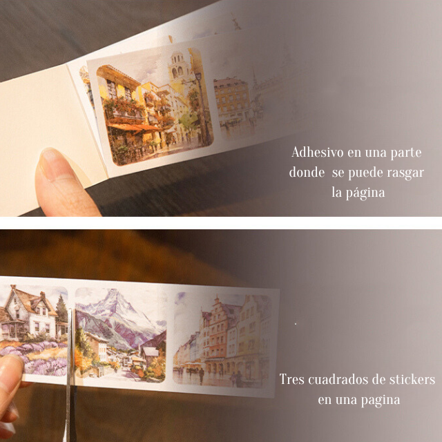 Libro de Stickers "Travel Landscaping"