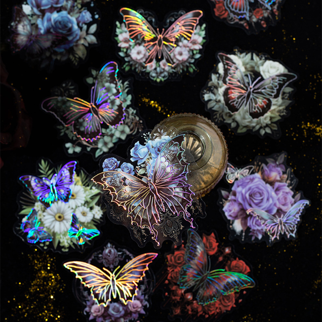 Stickers PET "Night Butterfly"