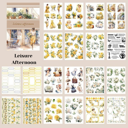 Libro de Stickers "Personajes Vintage"