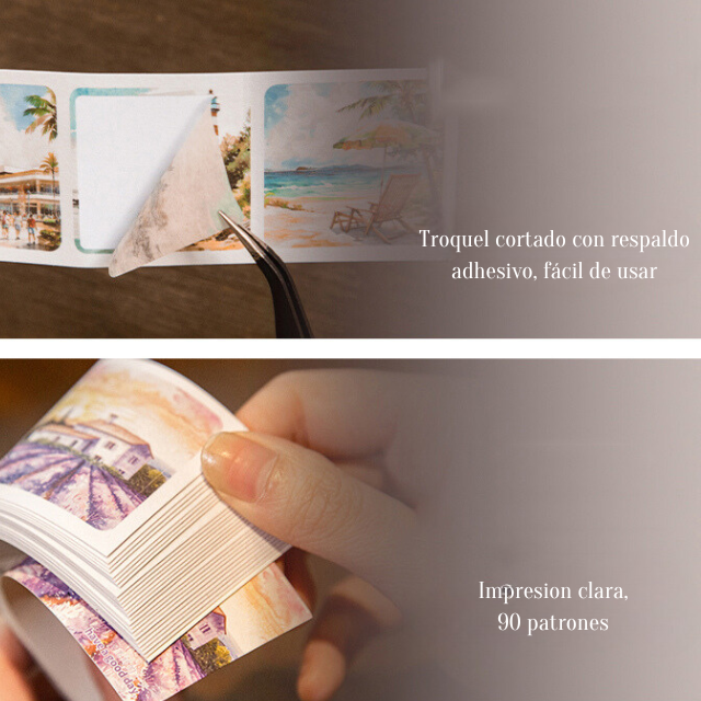 Libro de Stickers "Travel Landscaping"