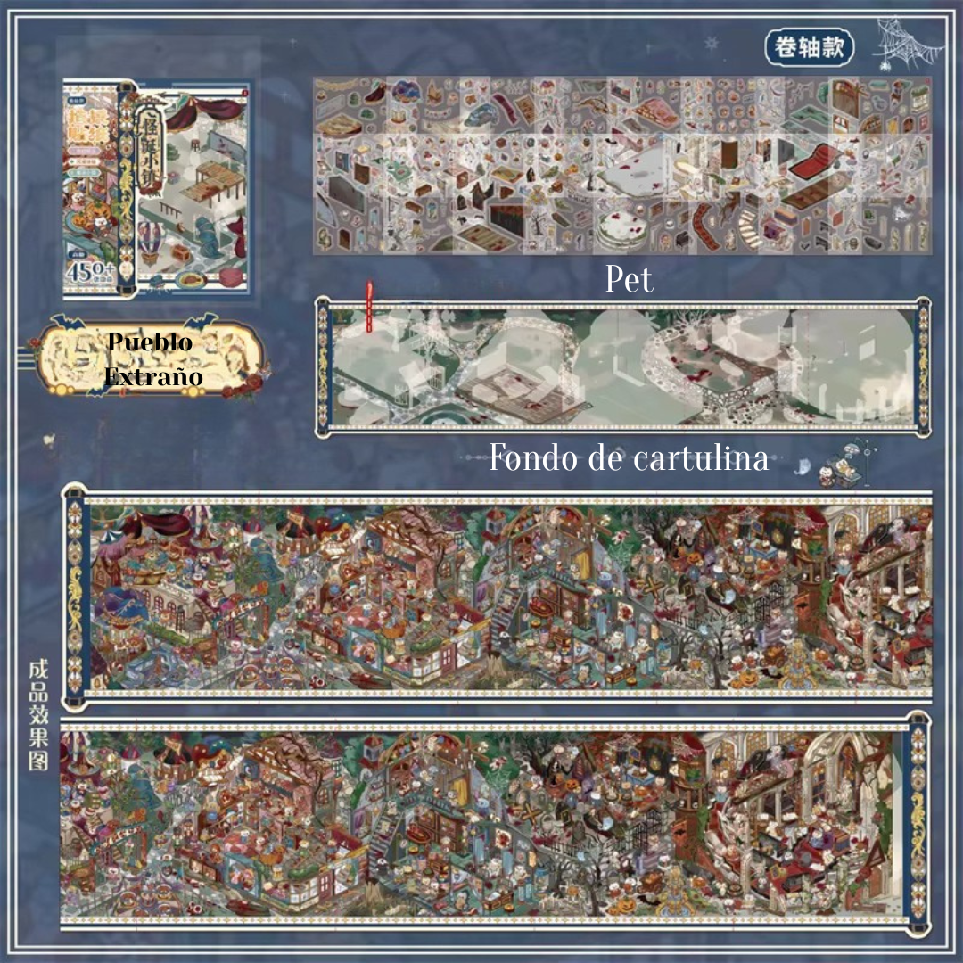 Mini Libros de Armable 3D “Tiza y Tejas”