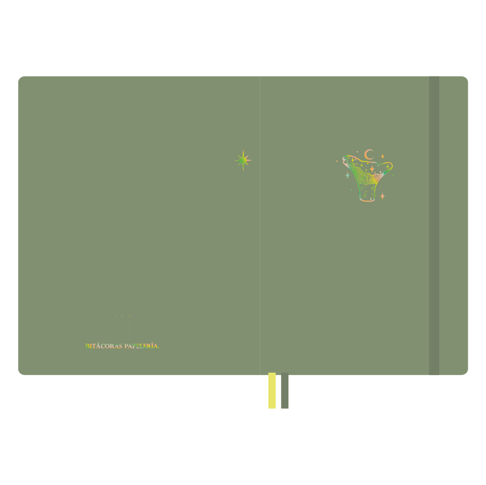 [¡UPS!] 25%OFF Journal “Reino Fungi” bordes dorados