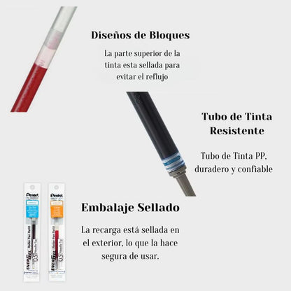 Refill para Pentel EnerGel Clena