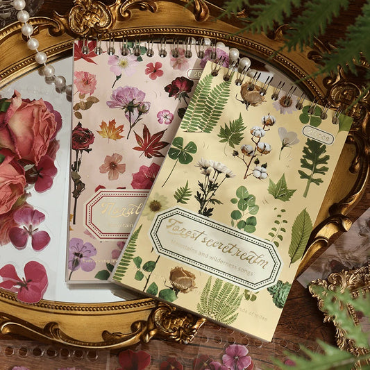 Libro de Stickers "Floral Transparence"