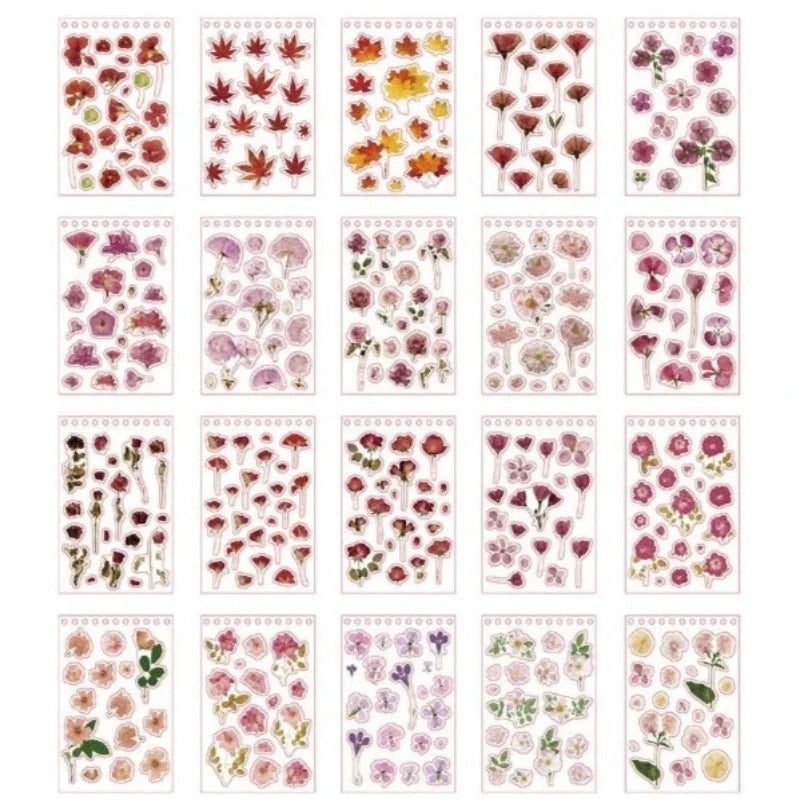 Libro de Stickers "Floral Transparence"