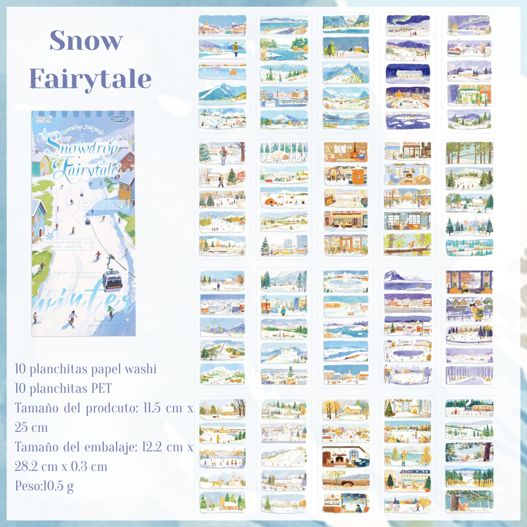 Libro de Stickers PET "Estaciones"