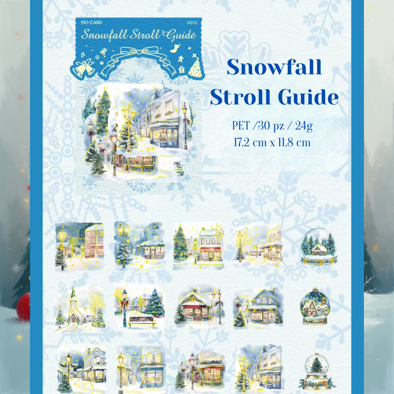 Stickers PET "Blanca Navidad "