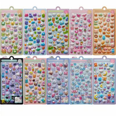 Stickers Burbuja 3D "Mix Animalitos"