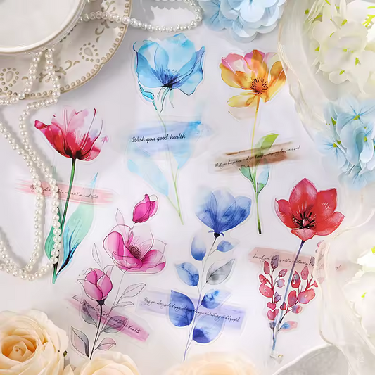 Stickers PET "Susurros Florales"