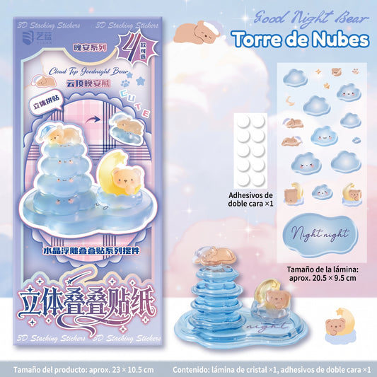 Stickers Apilables 3D "Torres Adorables"