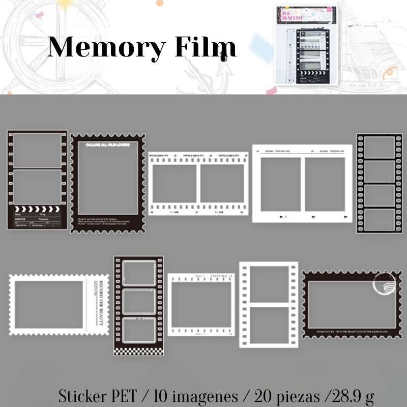 Stickers PET "Live Graffiti"