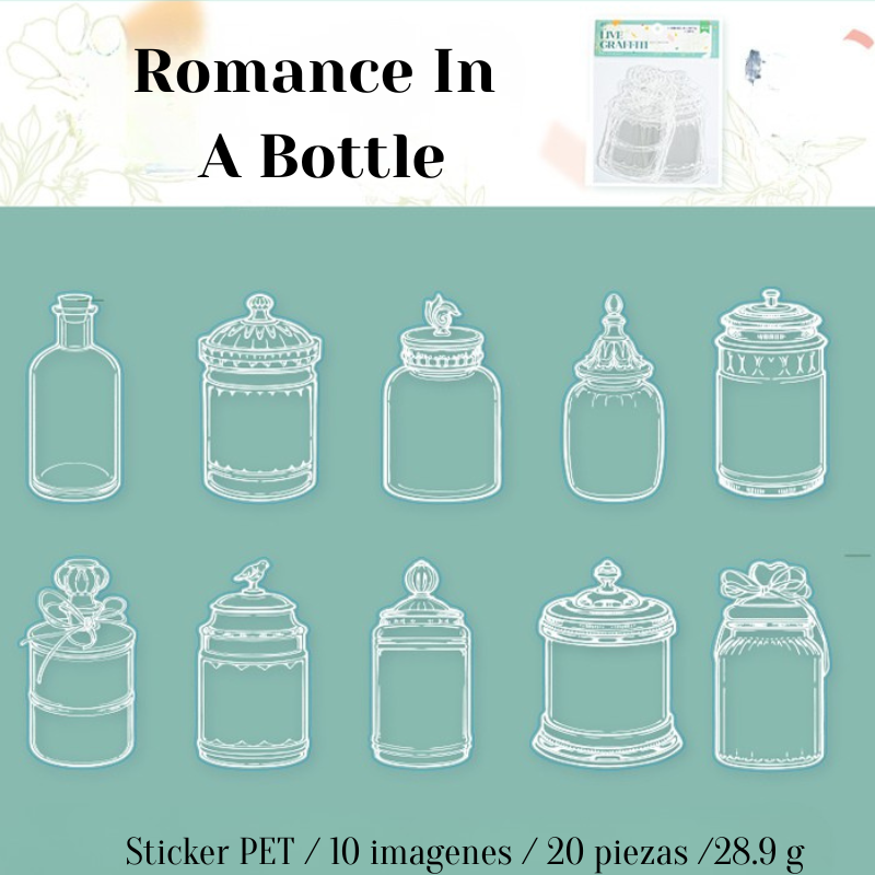 Stickers PET "Live Graffiti"