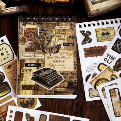 Libro de Stickers "Retro Time Machine"