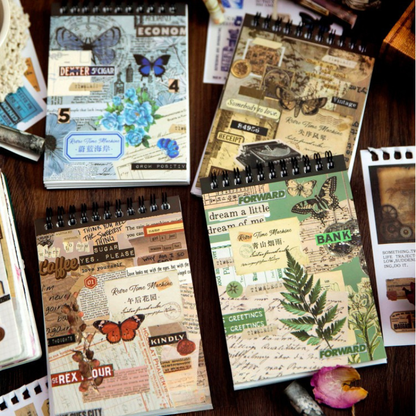 Libro de Stickers "Retro Time Machine"