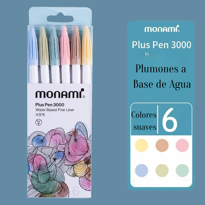 Monami Plus Pen 3000 6/36/48/60 colores