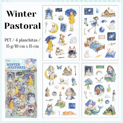 Stickers PET "Interesting Travel"