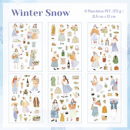 Stickers PET "🌸Season Of The Year"