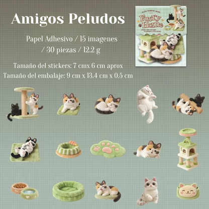 Adhesivos Troquelados "Plush House"