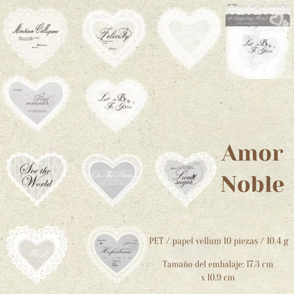 Stickers PET "Lace Poems"