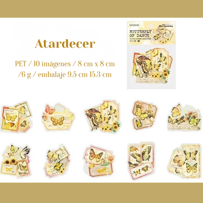 Stickers PET "Butterfly Of Dance"