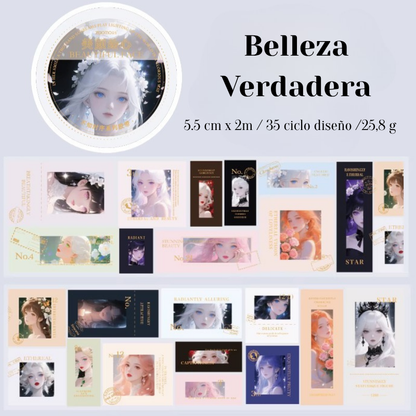 Colección Stickers Roll "Vintage Stamp"
