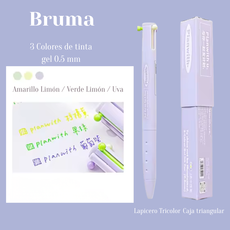 Lapicero Planwith- 3 en 1