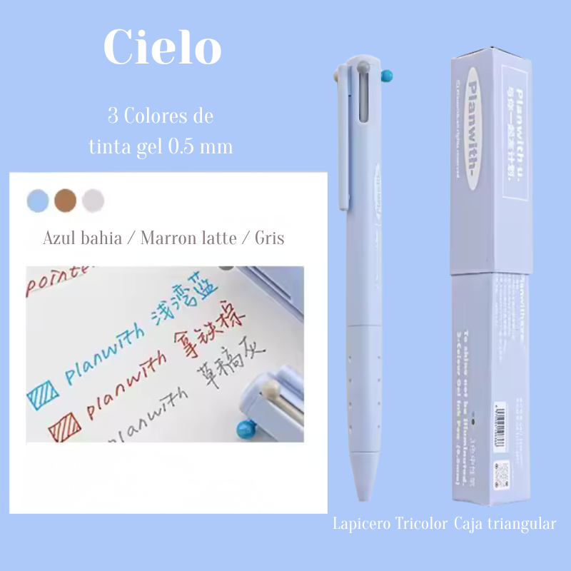 Lapicero Planwith- 3 en 1