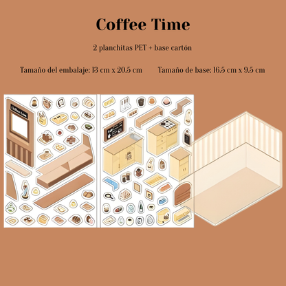 Armables 3D “🍰☕ Tienditas de Dulces"