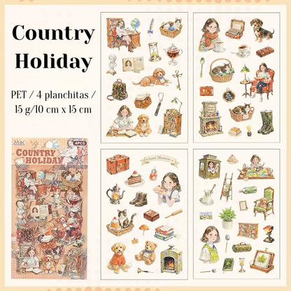 Stickers PET "Interesting Travel"