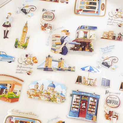 Stickers PET "Viajes por el Mundo"