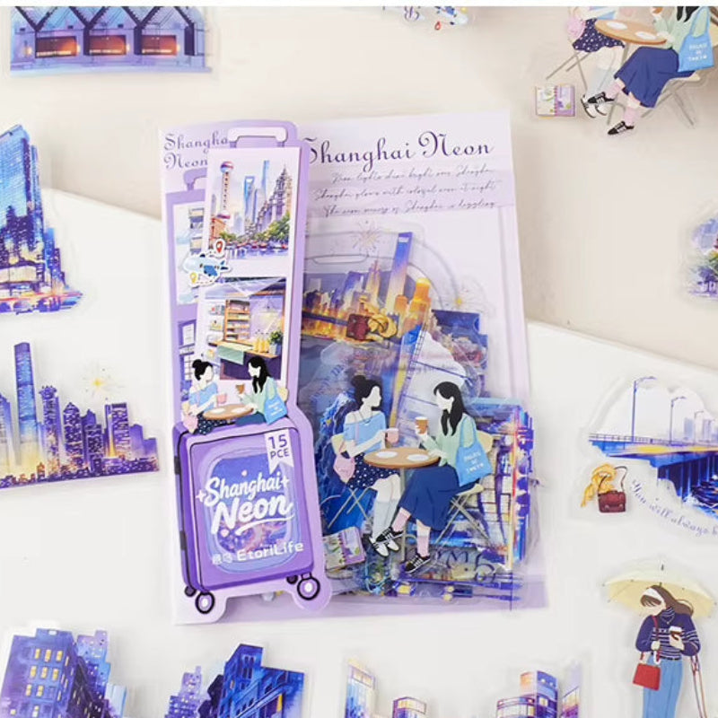 Stickers PET "Viajes por el Mundo"