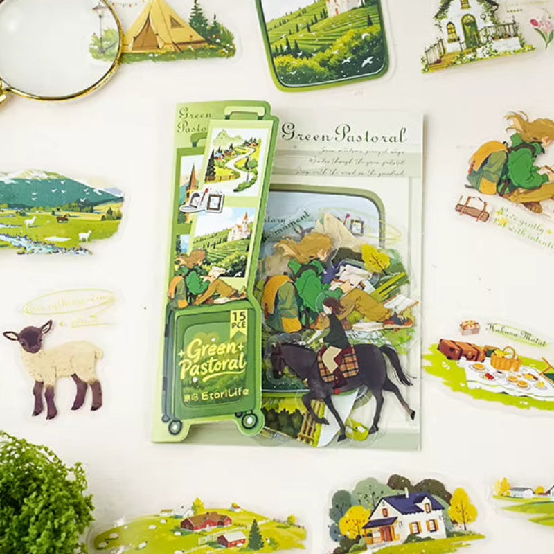 Stickers PET "Viajes por el Mundo"