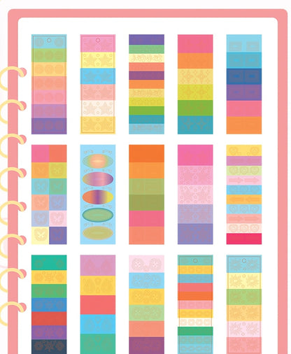 Libro de Stickers "Colourful Melody" · Marcos de Colores